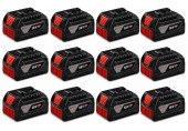 BOSCH GBA PROFESSIONAL 18 V Set mit 12 Akkus 4,0 Ah 0602494004