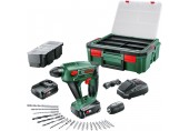 BOSCH Uneo Maxx 18 Li Akku-Kombihammer (2x1,5 Ah) + Systembox 060395230K