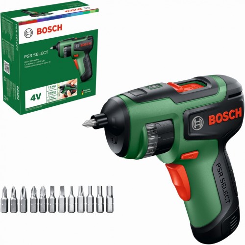 BOSCH PSR SELECT Akku-Schrauber, 2,0 Ah, 0603977100 BOSCH PSR SELECT Akku-Schrauber, 2,0 Ah, 0603977100