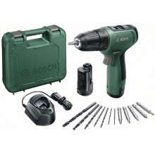 BOSCH EasyDrill 1200 Akku-Bohrschrauber (2x1,5 Ah) + GAL 1210 CV + AC kit 06039D3002