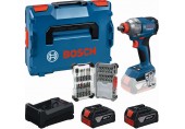 BOSCH Werkzeug-Set PROFESSIONAL GDX 18V-285 + 2× GBA 5.0Ah + 31-tlg. Bit-Set 0615A500DY