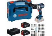 BOSCH GSR 18V-110 C PROFESSIONAL Werkzeug-Set, 2× 5,0 Ah + GAL + Bit-Set 0615A500E3