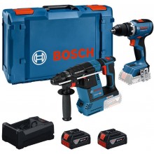 BOSCH PROFESSIONAL Universal-Set 18V GSR+GBH+2x5,0Ah+GAL 0615A500E4