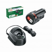 BOSCH Starter Set 12 V (1 x 1,5 Ah, GAL 1210 CV) schwarz 1600A01L3D