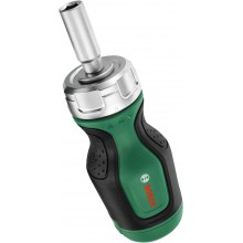 BOSCH Kurzer Ratschenschraubendreher mit 6 Bits 1600A032UZ