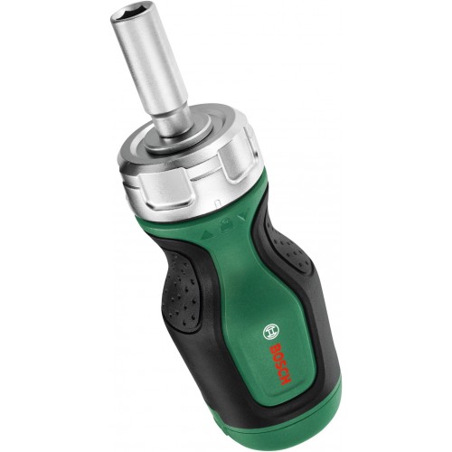 BOSCH Kurzer Ratschenschraubendreher mit 6 Bits 1600A032UZ BOSCH Kurzer Ratschenschraubendreher mit 6 Bits 1600A032UZ