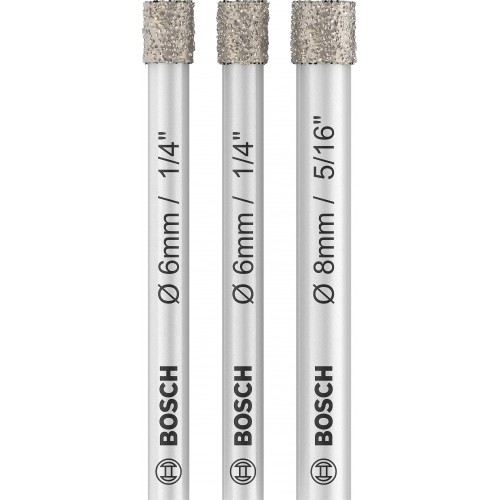 BOSCH PRO Ceramic dry Bohrer-Set, 6 x 66, 6 x 66, 8 x 66 mm, 3-tlg. 2607011626