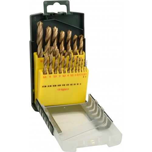 BOSCH Metallbohrer-Set (19-tlg.) HSS-TiN 2607019437
