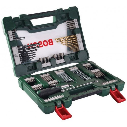 BOSCH V-Line Bohrer- und Schrauberbit-Set Titan, 91-teilig 2607017195