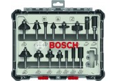 BOSCH 15-teiliges Fräser-Set, 1/4"-Schaft 2607017473