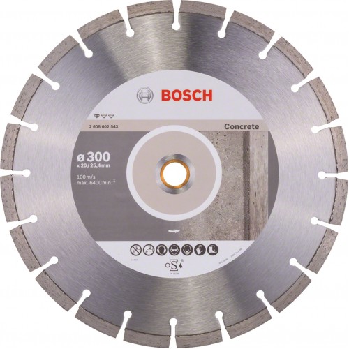 BOSCH Standard for Concrete Diamanttrennscheibe 300x20mm 2608602543