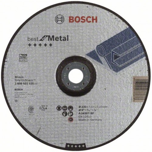 BOSCH Best for Metal Schruppscheiben 230 x 22,23mm 2608603535 BOSCH Best for Metal Schruppscheiben 230 x 22,23mm 2608603535