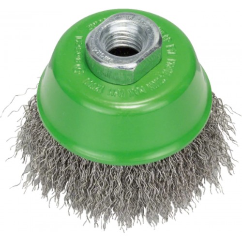 BOSCH Topfbürste, Welldraht, 75, Edelstahl 75 mm, 0,3 mm, M14 2608622102