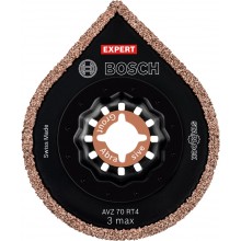 BOSCH EXPERT 3 max AVZ 70 RT4 Platte zum Entfernen von Fugen, 70 mm, 10 Stück 2608900042