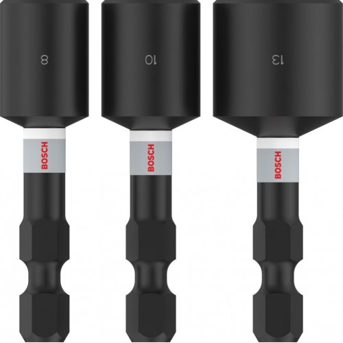BOSCH PRO Nutsetter Impact Set, 8 x 50, 10 x 50, 13 x 50 mm, 3-tlg. 2608521U64