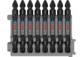 BOSCH PRO Impact Schrauberbit mit Doppelklingen und Pick and Click-Einsätzen, PH2, 65 mm