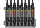 BOSCH PRO Impact Schrauberbit mit Doppelklingen und Pick and Click-Einsätzen, T20, 65 mm