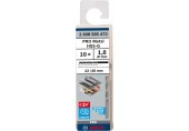 BOSCH PRO Metal HSS-G Spiralbohrer, 1,8 x 22 x 46 mm, 10-tlg. 2608585473