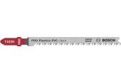 BOSCH PRO Plastics PVC clean T102H Stichsägeblatt, 100 mm, 2-tlg. 2608665238