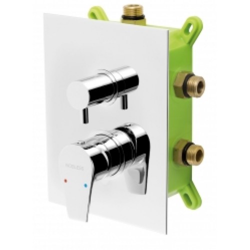 NOVASERVIS NOBLESS VISION X Unterputzarmatur mit Box, 3 Ausgänge, Chrom BOX42051RX,0 NOVASERVIS NOBLESS VISION X Unterputzarmatur mit Box, 3 Ausgänge, Chrom BOX42051RX,0