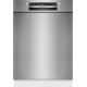 Bosch Serie 4 Unterbau-Geschirrspüler 60 cm Gebürsteter, Stahl SMU4HVS00E