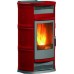 EDILKAMIN CHIC Holz-Kaminofen luftführend, rot, 601930 ohne Ventilatoren