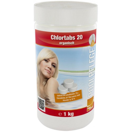 STEINBACH Chlortabs 56 % organisch 20 g, 1 kg, Aquacorrect 070120