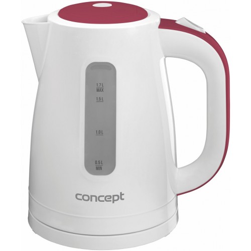 CONCEPT RK-2312 Wasserkocher 1,7 Liter, Raspberry rk2312