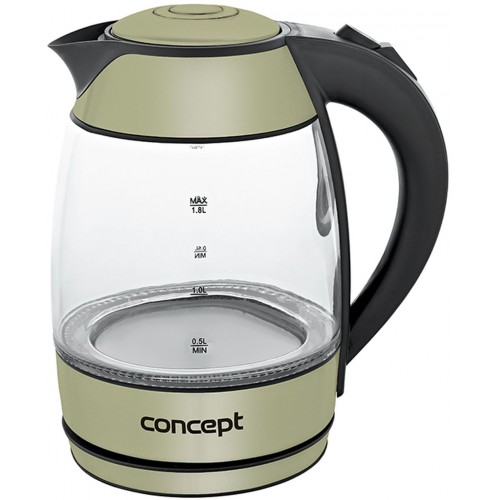 CONCEPT RK-4051 Wasserkocher, 1,8 LITER CHAMPAGNE rk4052