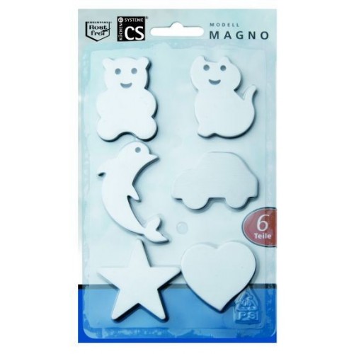 CS KOCHSYSTEME Dekormagneten Set 6 tlg., 009960 CS KOCHSYSTEME Dekormagneten Set 6 tlg., 009960