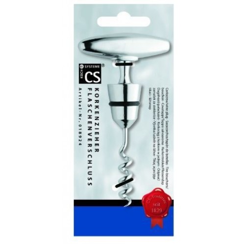 CS KOCHSYSTEME Korkenzieher mit Flaschenverschluss, 018924 CS KOCHSYSTEME Korkenzieher mit Flaschenverschluss, 018924
