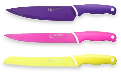 CS KOCHSYSTEME Antihaft- Messer-Set GOOD4U 3 tlg., 034986