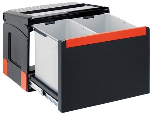 Franke Sorter Cube 50 Automatikauszug Abfalltrennsystem, 1x14l, 1x18l Eimer, 134.0055.292