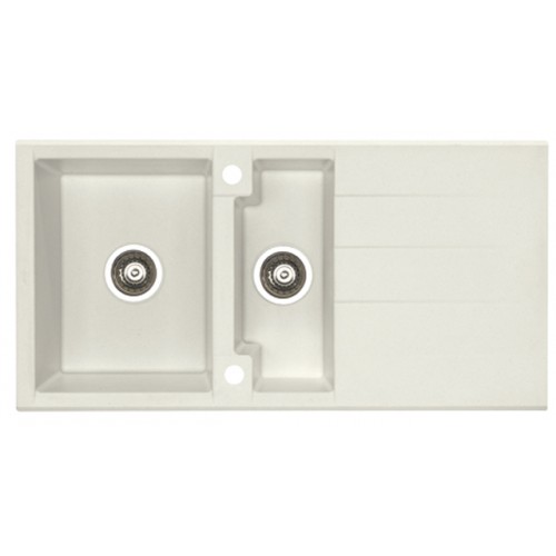ALVEUS Cubo 70 Algranitspüle, 980 x 500 mm, cream 1088565