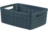 CURVER JUTE S 5L Körbchen 27 x 20 x 11 cm, dunkelgrau 01904-G44