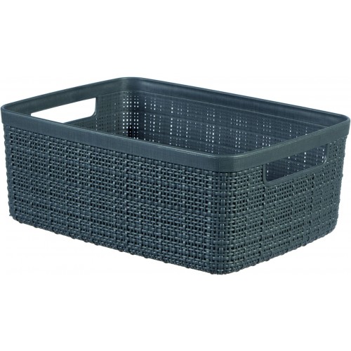 CURVER JUTE S 5L Körbchen 27 x 20 x 11 cm, dunkelgrau 01904-G44