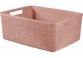 CURVER JUTE M 12L Körbchen 36 x 28 x 15 cm, rosa 01905-204