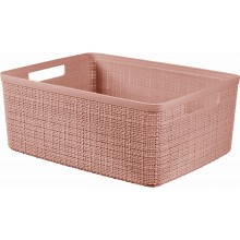 CURVER JUTE M 12L Körbchen 36 x 28 x 15 cm, rosa 01905-204