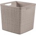 CURVER JUTE 17L Körbchen 28 x 28 x 27 cm, taupe 01906-382