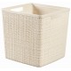 CURVER JUTE 17L Körbchen 28 x 28 x 27 cm, beige 01906-885