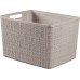 CURVER JUTE L 20L Körbchen 36 x 28 x 23 cm, taupe 01907-382
