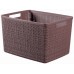 CURVER JUTE L 20L Körbchen 36 x 28 x 23 cm, braun 01907-J28