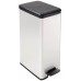 CURVER SLIM BIN 40L Treteimer 25 x 39,3 x 60,7 cm silber metallic 02340-582