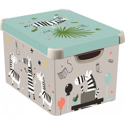 CURVER ZEBRA L Aufbewahrungsbox 39,5 x 24 x 29,5 cm 04711-Z18