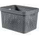 CURVER INFINITY 17L Aufbewahrungsbox 36 x 27 x 22 cm, dunkelgrau 04740-G43