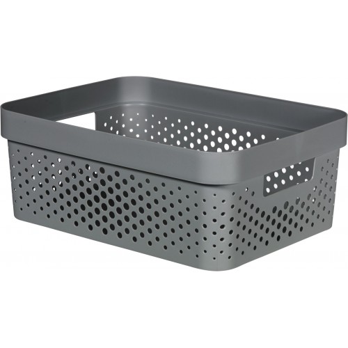 CURVER INFINITY 4,5L Aufbewahrungsbox 26 x 18 x 12 cm, dunkelgrau 04747-G43