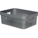 CURVER INFINITY 4,5L Aufbewahrungsbox 26 x 18 x 12 cm, dunkelgrau 04747-G43