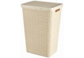 CURVER JUTE 58L Wäschesammler 43 x 34 x 60 cm, beige 08093-885