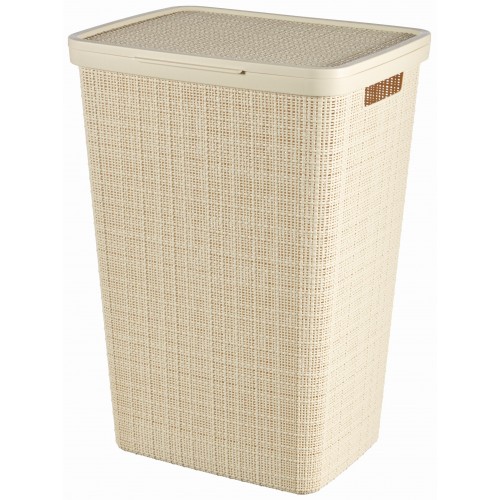 CURVER JUTE 58L Wäschesammler 43 x 34 x 60 cm, beige 08093-885