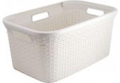 CURVER STYLE 45L Wäschekorb 59,2 x 38 x 27 cm, creme 00708